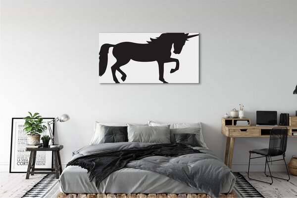 Tablouri canvas inorogul negru