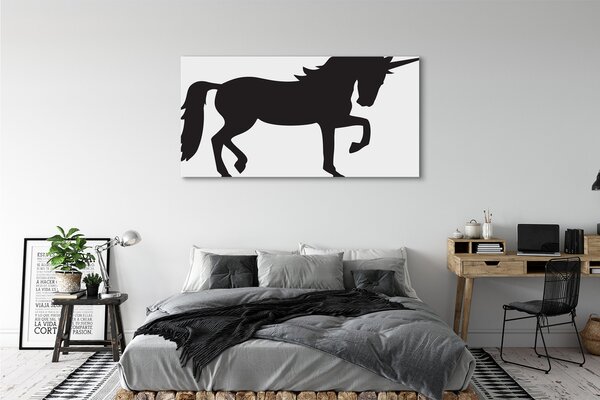 Tablouri canvas inorogul negru
