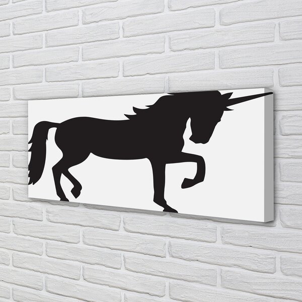 Tablouri canvas inorogul negru