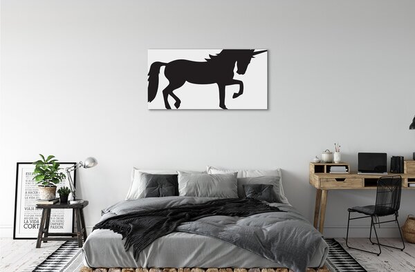 Tablouri canvas inorogul negru