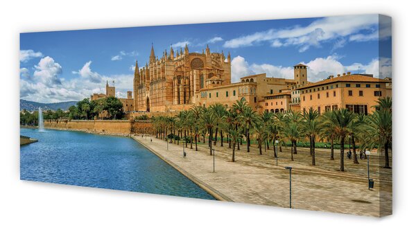 Tablouri canvas Spania gotic catedrala de palmier