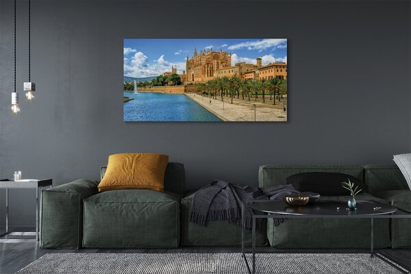 Tablouri canvas Spania gotic catedrala de palmier