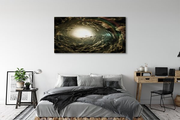Tablouri canvas păsări nori