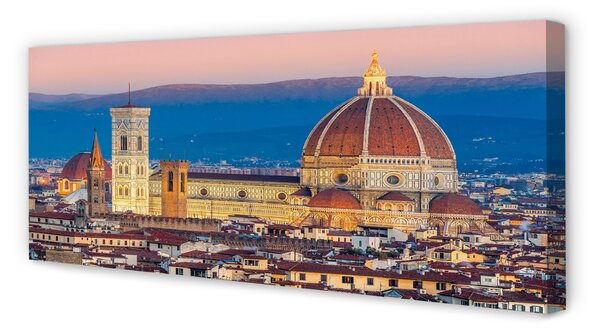 Tablouri canvas Italia Catedrală noapte panorama