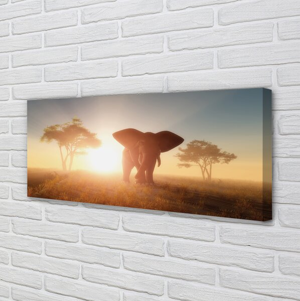 Tablouri canvas Elephant copac est