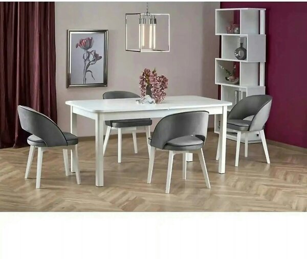 Masa extensibila FLORIAN, alb, 160/228x90x78 cm