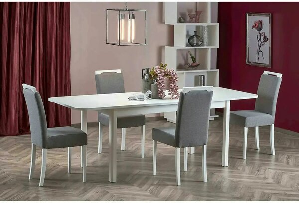 Masa extensibila FLORIAN, alb, 160/228x90x78 cm