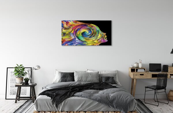 Tablouri canvas imagine color Femeie