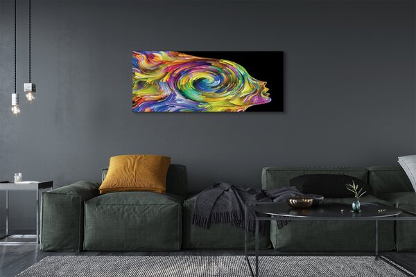 Tablouri canvas imagine color Femeie