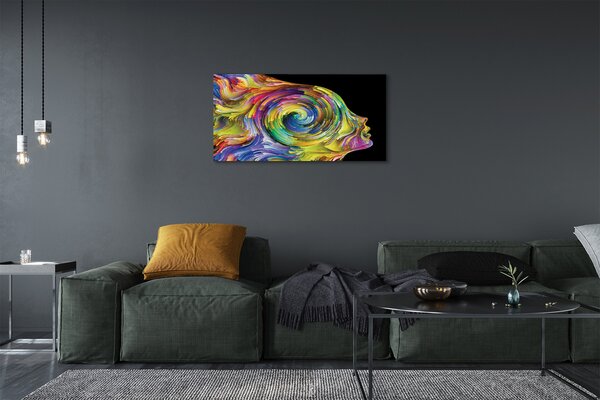 Tablouri canvas imagine color Femeie