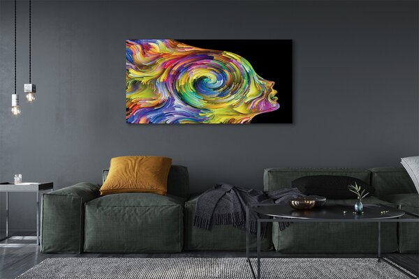 Tablouri canvas imagine color Femeie