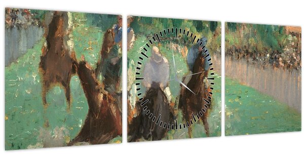 Tablou - Edouard Manet, At the Races, reproducere (cu ceas) (90x30 cm)