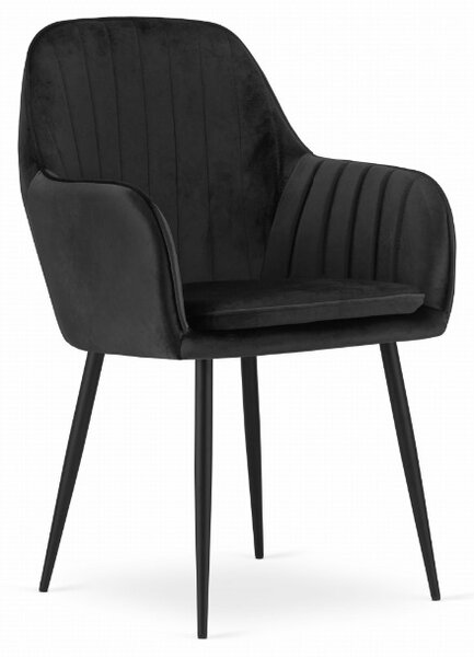 Scaun Bucatarie/Dining Moreno Catifea Negru