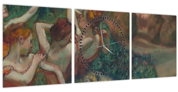 Tablou - Edgar Degas, Four Dancers, reproducere (cu ceas) (90x30 cm)