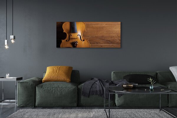 Tablouri canvas Vioara pe lemn