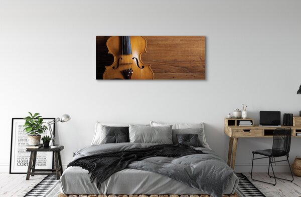 Tablouri canvas Vioara pe lemn