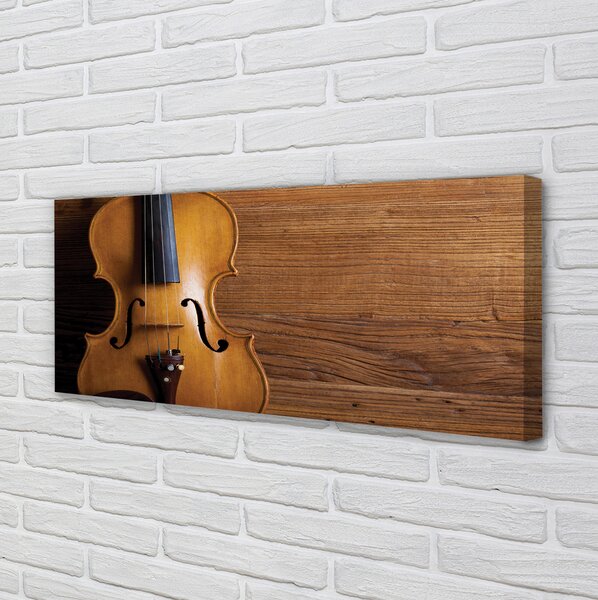 Tablouri canvas Vioara pe lemn