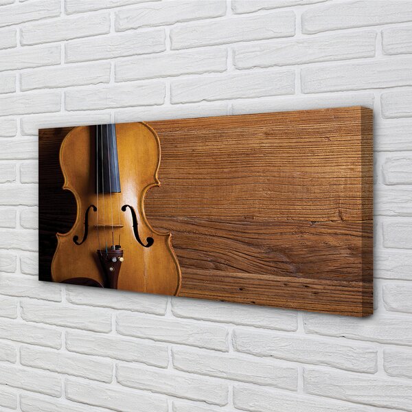 Tablouri canvas Vioara pe lemn