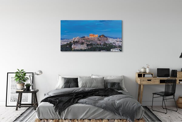 Tablouri canvas Grecia Panorama din Atena