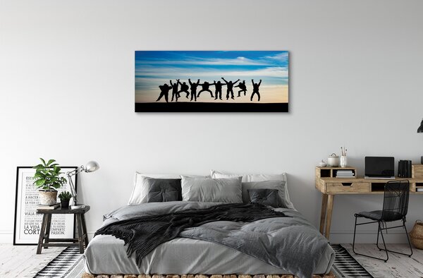 Tablouri canvas cer nori oameni
