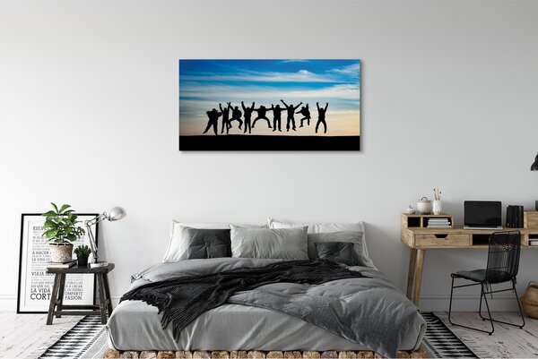 Tablouri canvas cer nori oameni