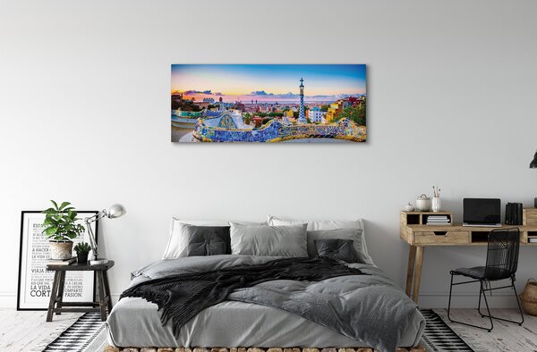 Tablouri canvas Spania panoramă a orașului