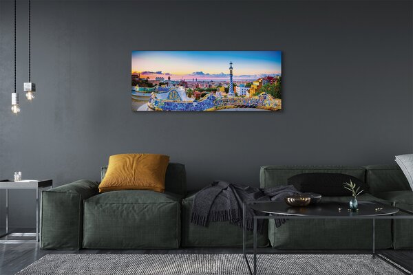 Tablouri canvas Spania panoramă a orașului