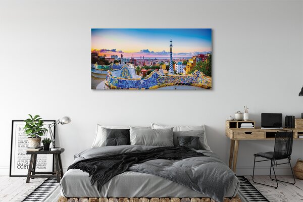 Tablouri canvas Spania panoramă a orașului