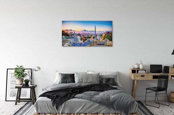 Tablouri canvas Spania panoramă a orașului