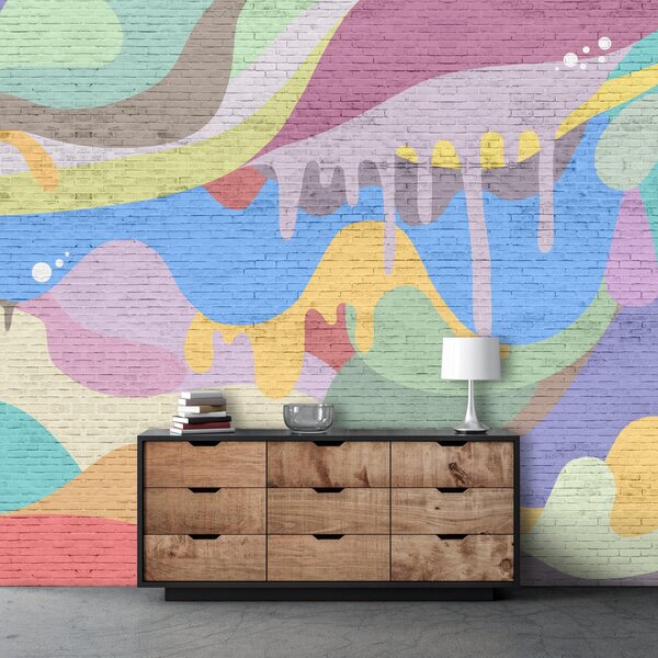 Fototapet - Graffiti în perete (147x102 cm)