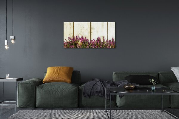 Tablouri canvas placi de flori violet