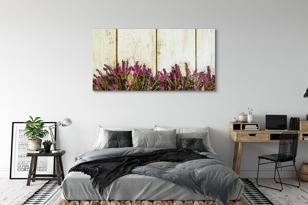 Tablouri canvas placi de flori violet