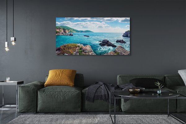 Tablouri canvas munți Sea Grecia