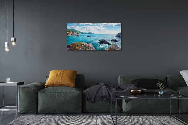 Tablouri canvas munți Sea Grecia