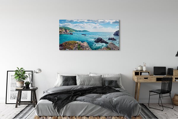 Tablouri canvas munți Sea Grecia
