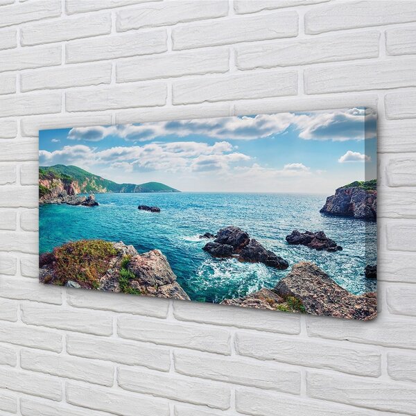 Tablouri canvas munți Sea Grecia