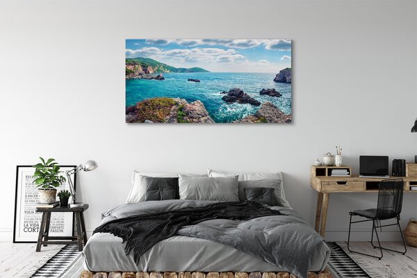 Tablouri canvas munți Sea Grecia