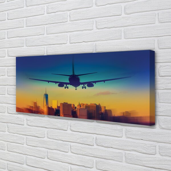 Tablouri canvas Oraș nor avion West