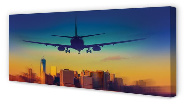 Tablouri canvas Oraș nor avion West