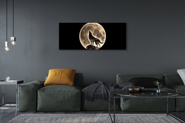 Tablouri canvas lup luna
