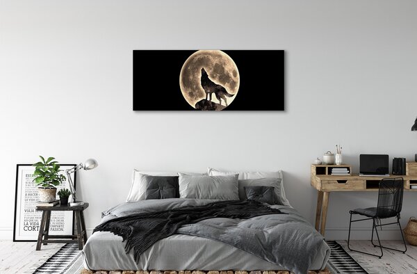 Tablouri canvas lup luna