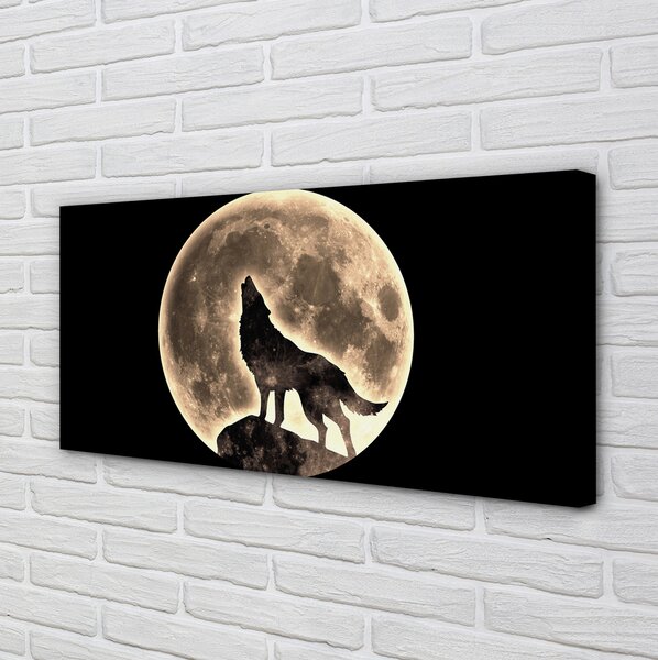 Tablouri canvas lup luna