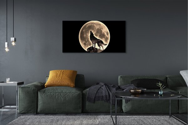 Tablouri canvas lup luna