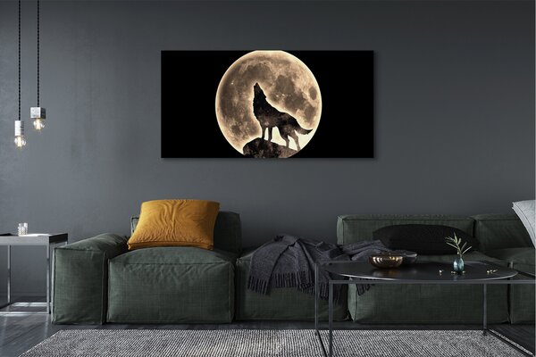 Tablouri canvas lup luna