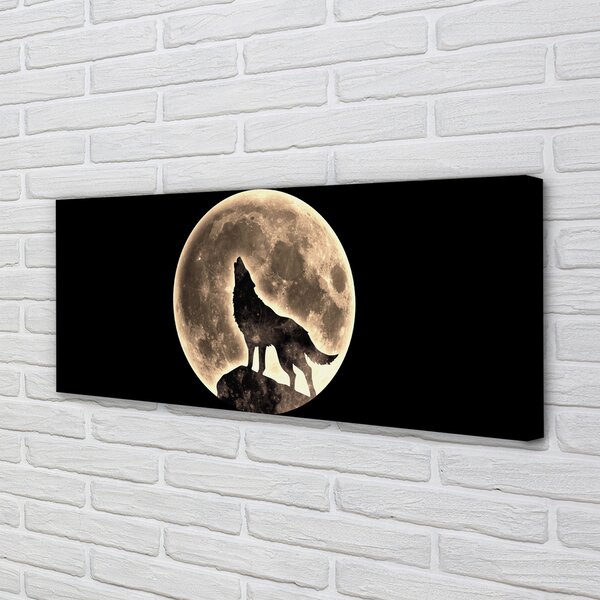 Tablouri canvas lup luna