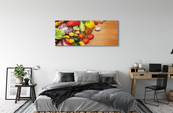Tablouri canvas Usturoi ciuperci dovlecei