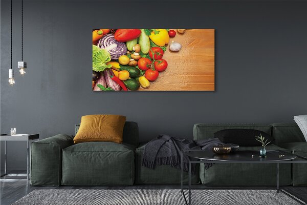 Tablouri canvas Usturoi ciuperci dovlecei