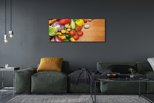 Tablouri canvas Usturoi ciuperci dovlecei