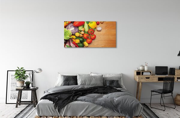 Tablouri canvas Usturoi ciuperci dovlecei
