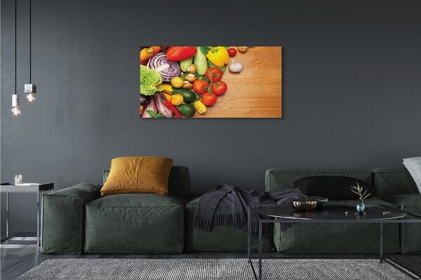 Tablouri canvas Usturoi ciuperci dovlecei